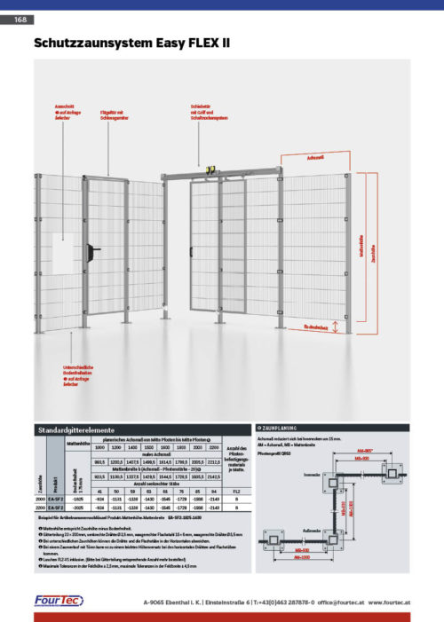 Schutzzaunsystem Easy FLEX II